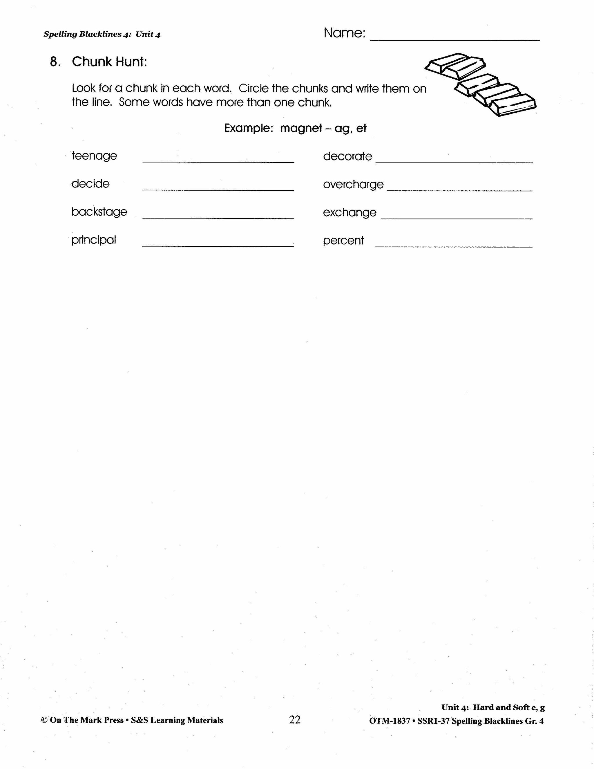 Spelling Grade 4 Worksheets - 36 Weeks - A FULL YEAR!