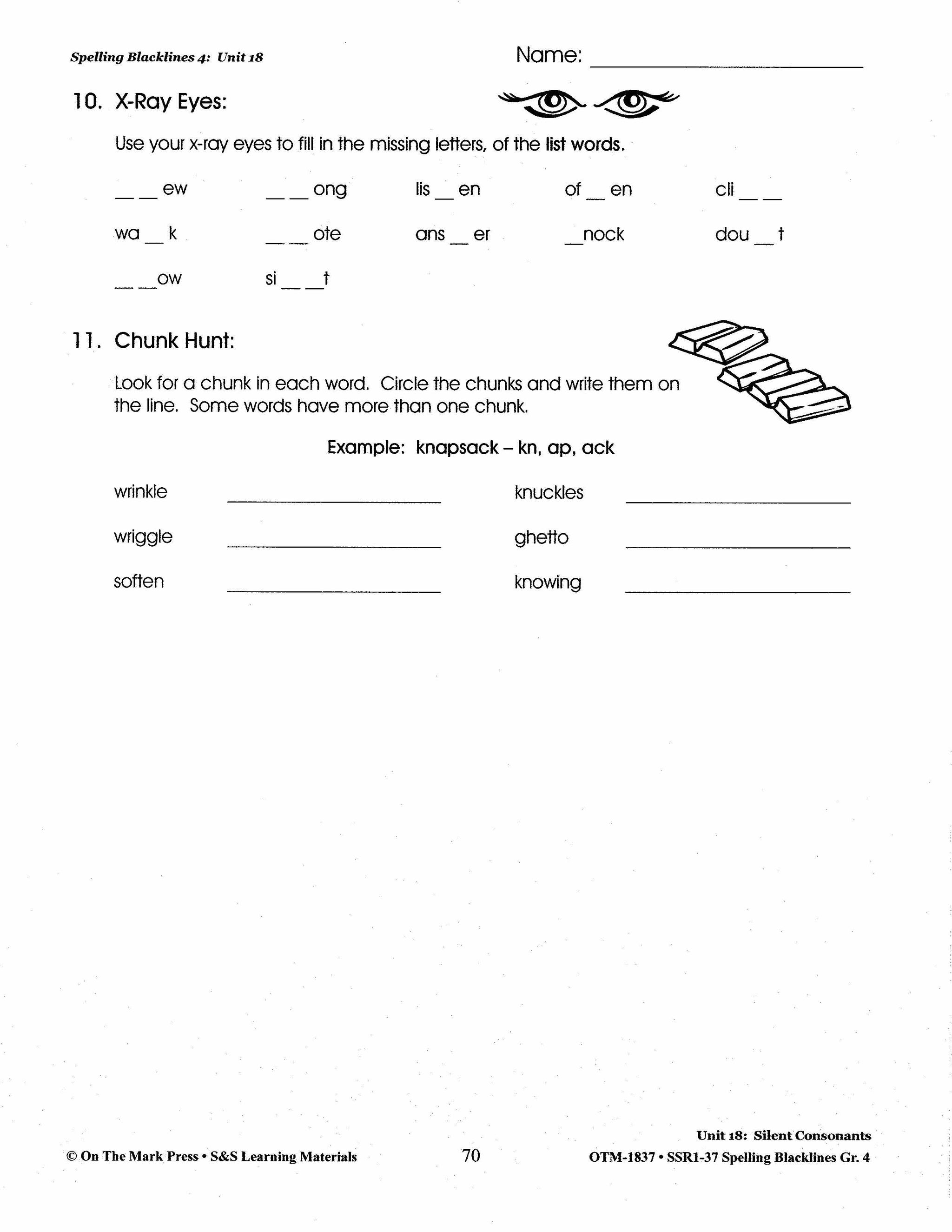 Spelling Grade 4 Worksheets - 36 Weeks - A FULL YEAR!