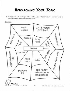 How to Give a Presentation Grades 4-6