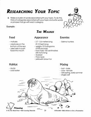 How to Give a Presentation Grades 4-6