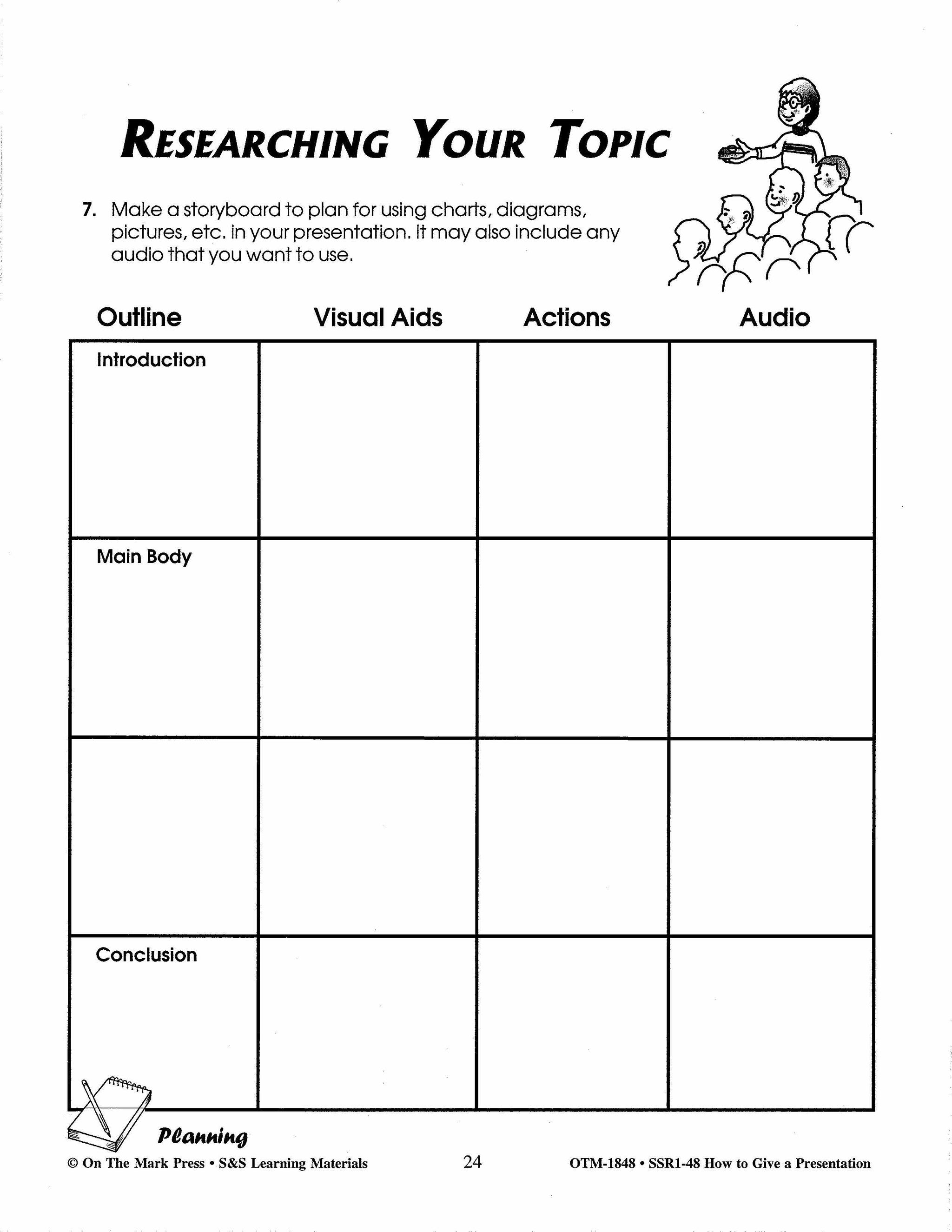 How to Give a Presentation Grades 4-6