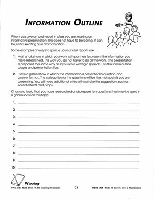 How to Give a Presentation Grades 4-6