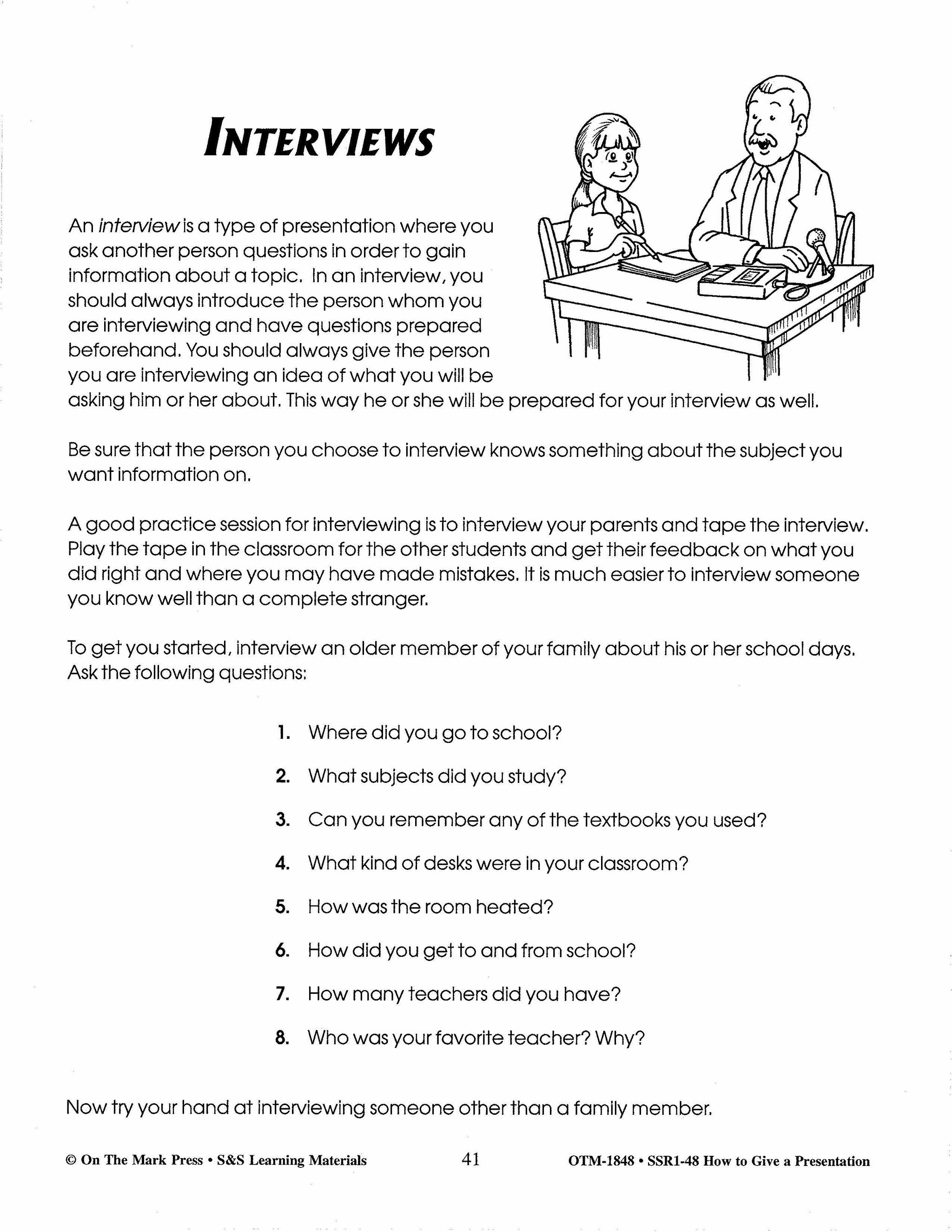 How to Give a Presentation Grades 4-6