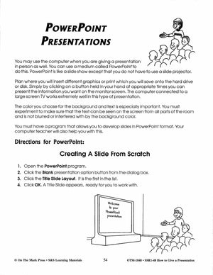 How to Give a Presentation Grades 4-6