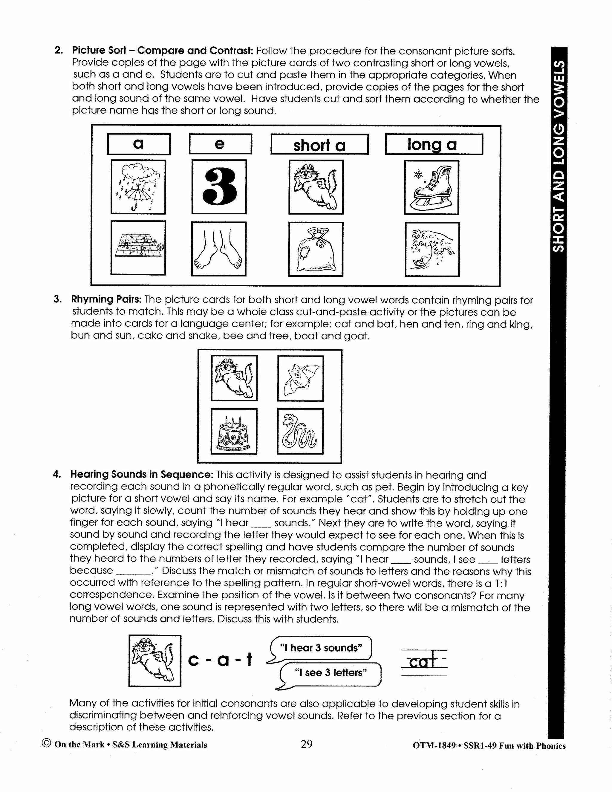 Fun with Phonics - Teaching Tips, Activities & Clip Art Grades 1-3