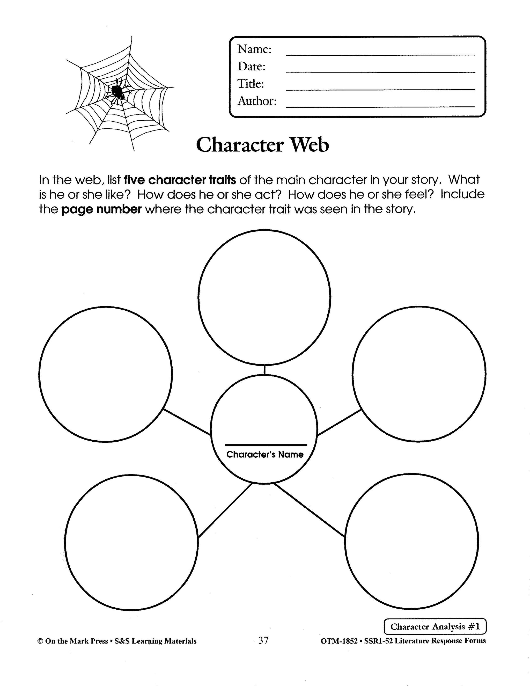 Literature Response Forms Grades 4-6
