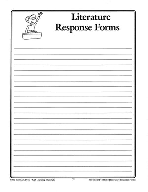 Literature Response Forms Grades 4-6