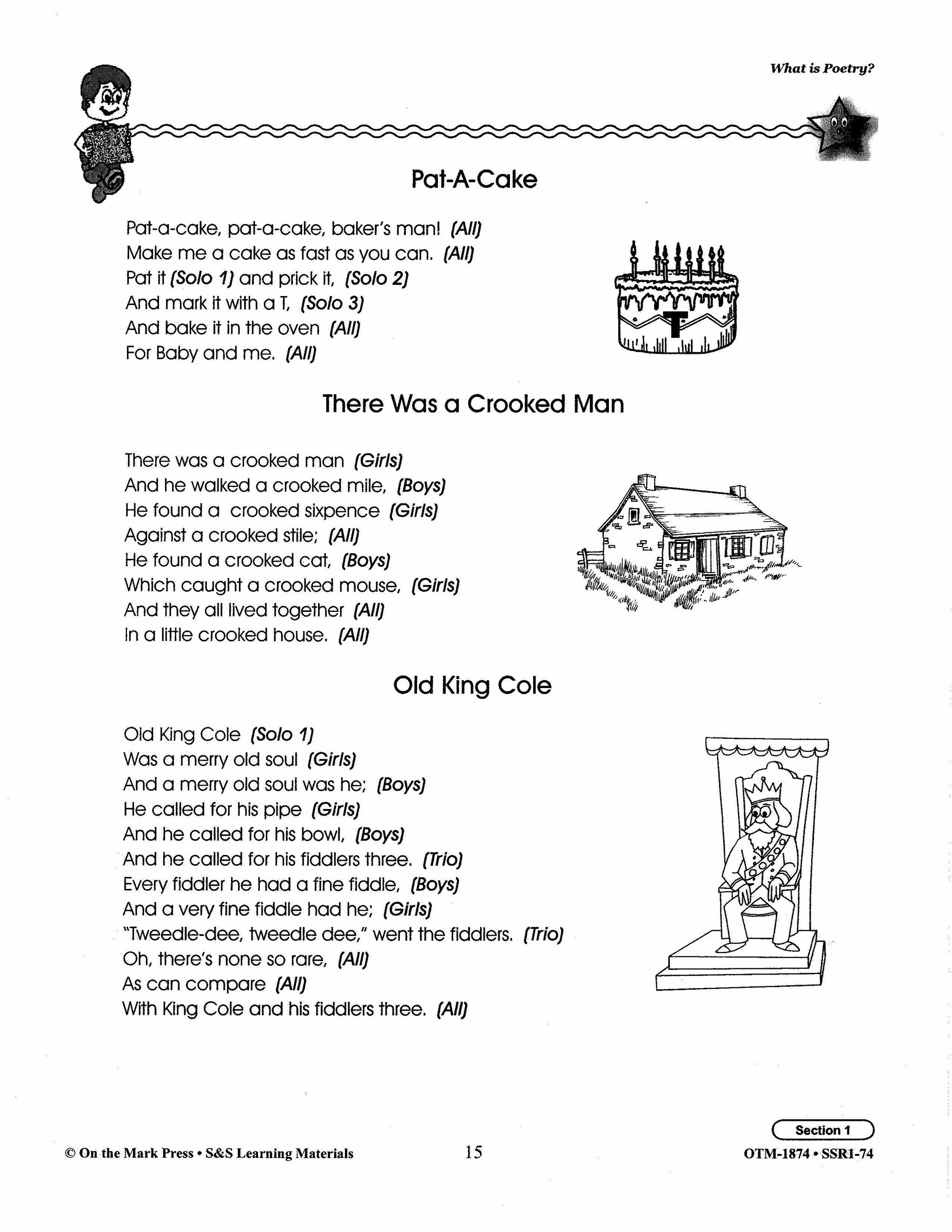 Poetry Prompts Grades 1-3