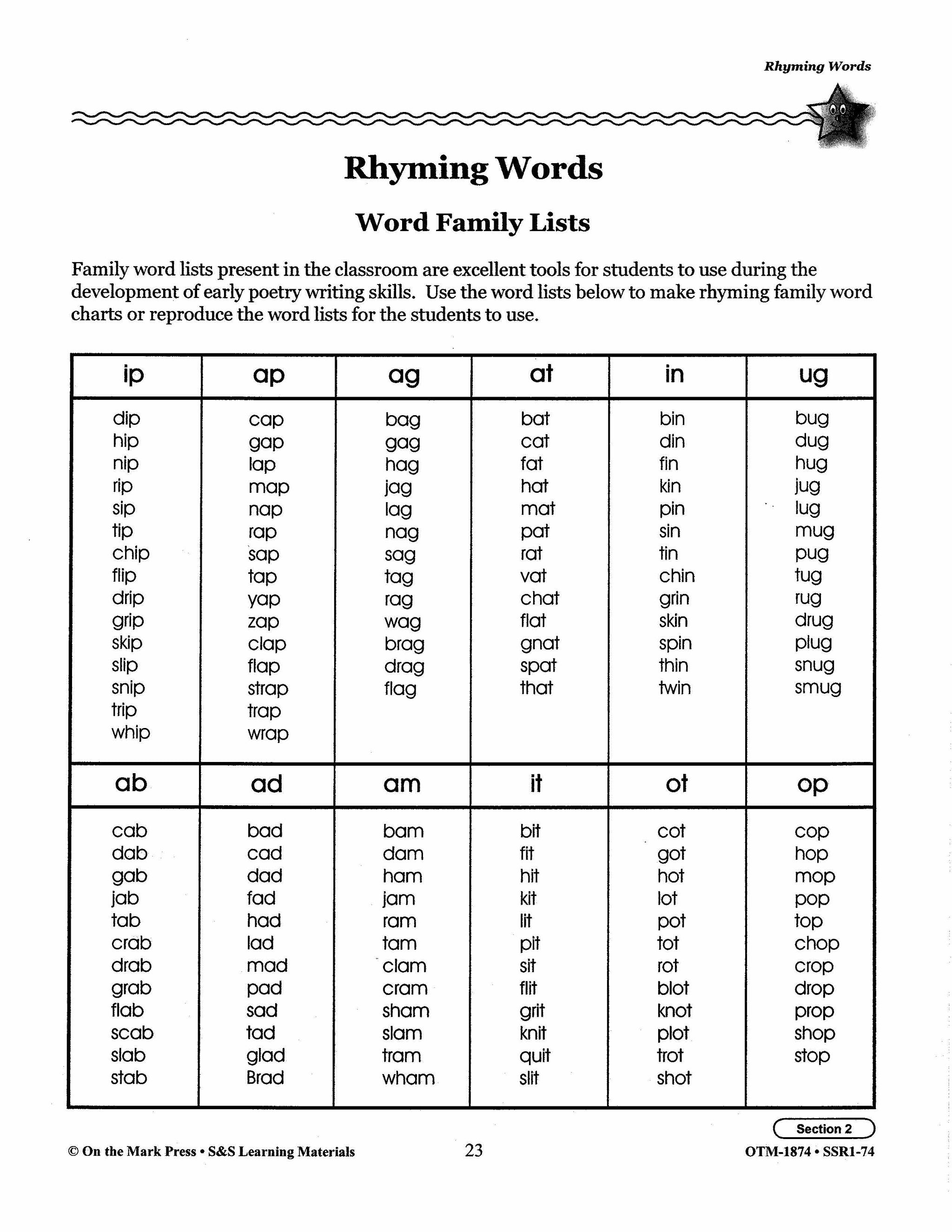 Poetry Prompts Grades 1-3