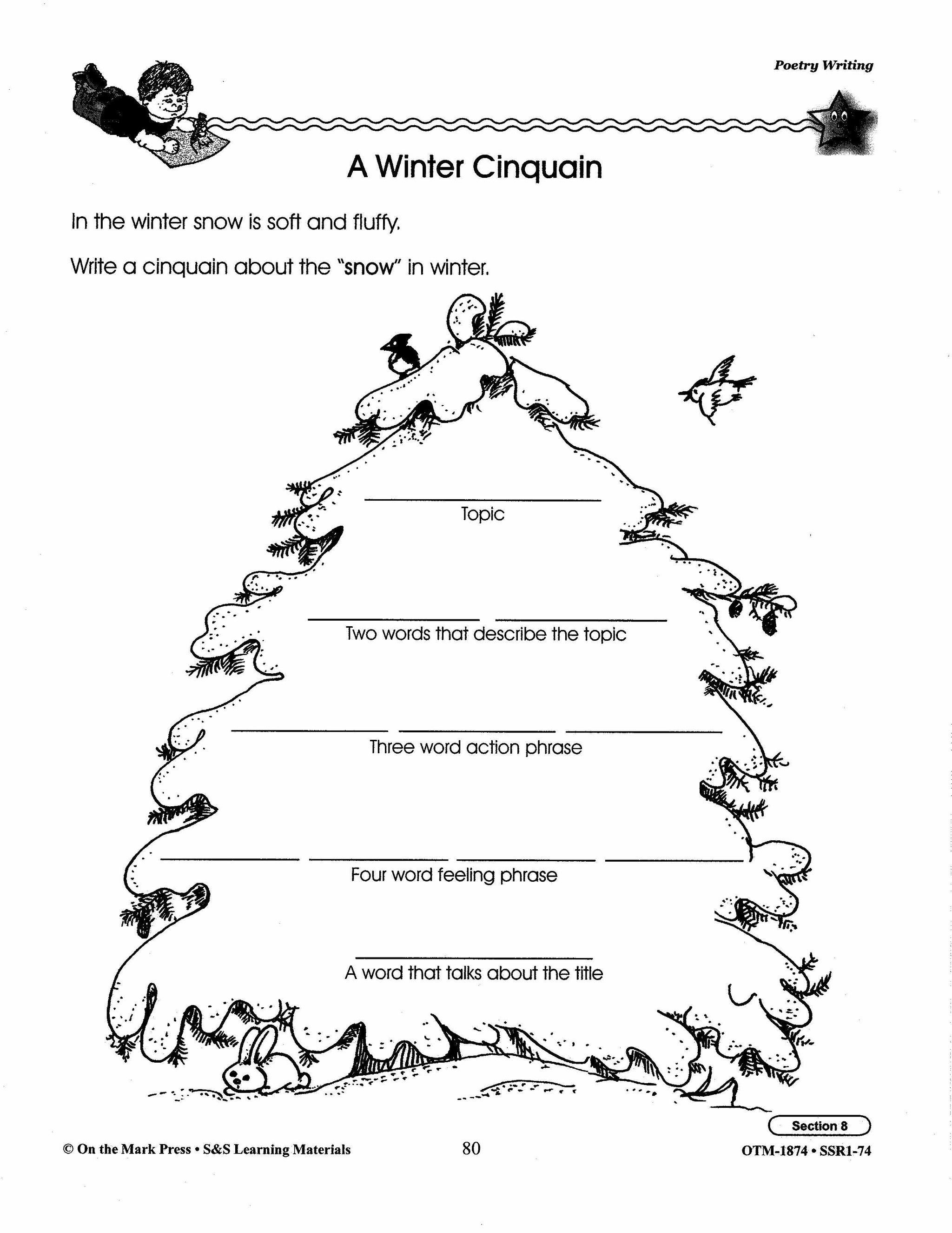 Poetry Prompts Grades 1-3