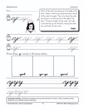 Traditional Cursive Handwriting Workbook Grades 2-4