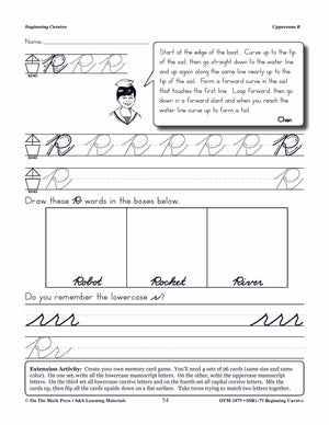 Traditional Cursive Handwriting Workbook Grades 2-4