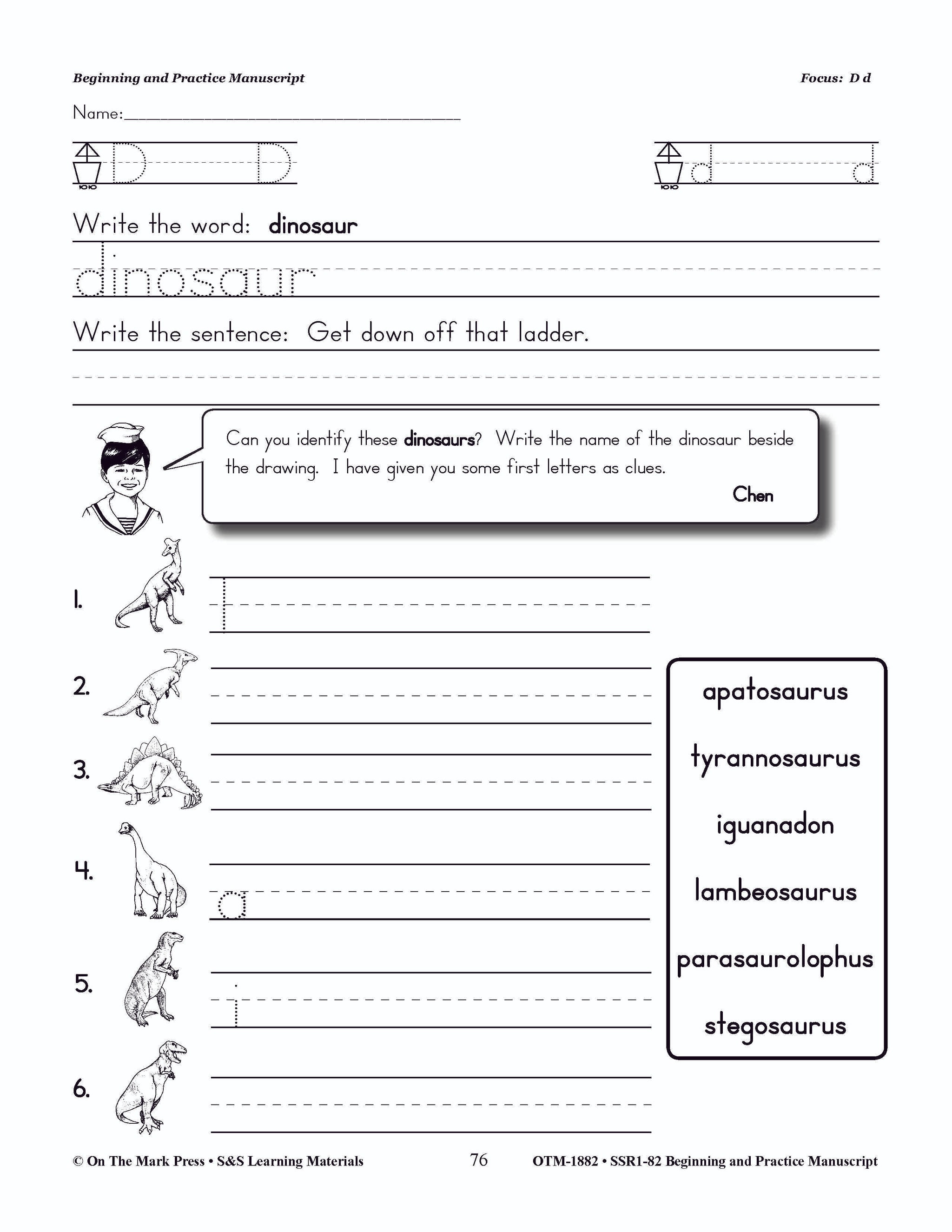 Traditional Manuscript: Beginning and Practice Big Book Grades PreK-2
