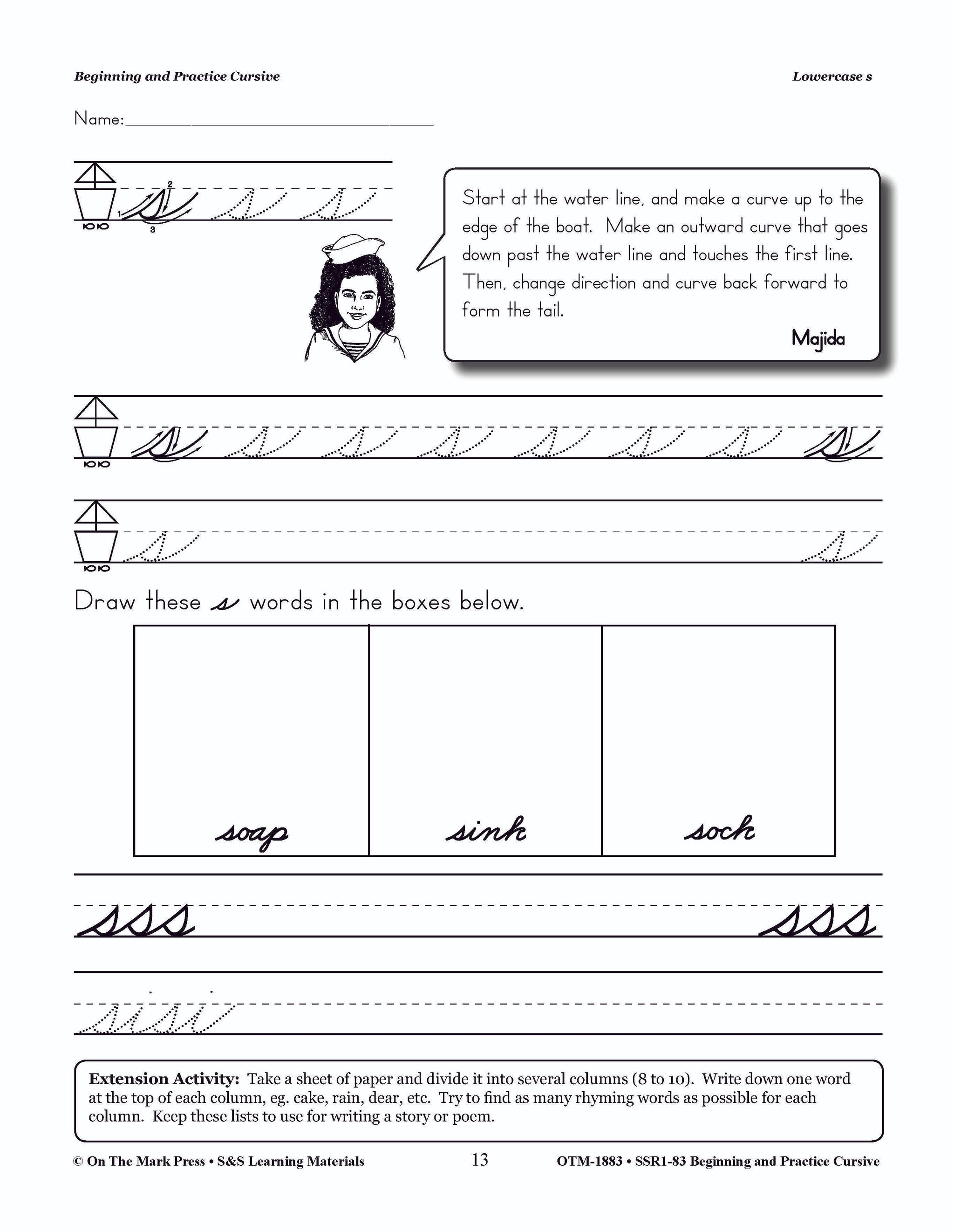 Traditional Cursive: Beginning & Practice Big Book Grades 2-4