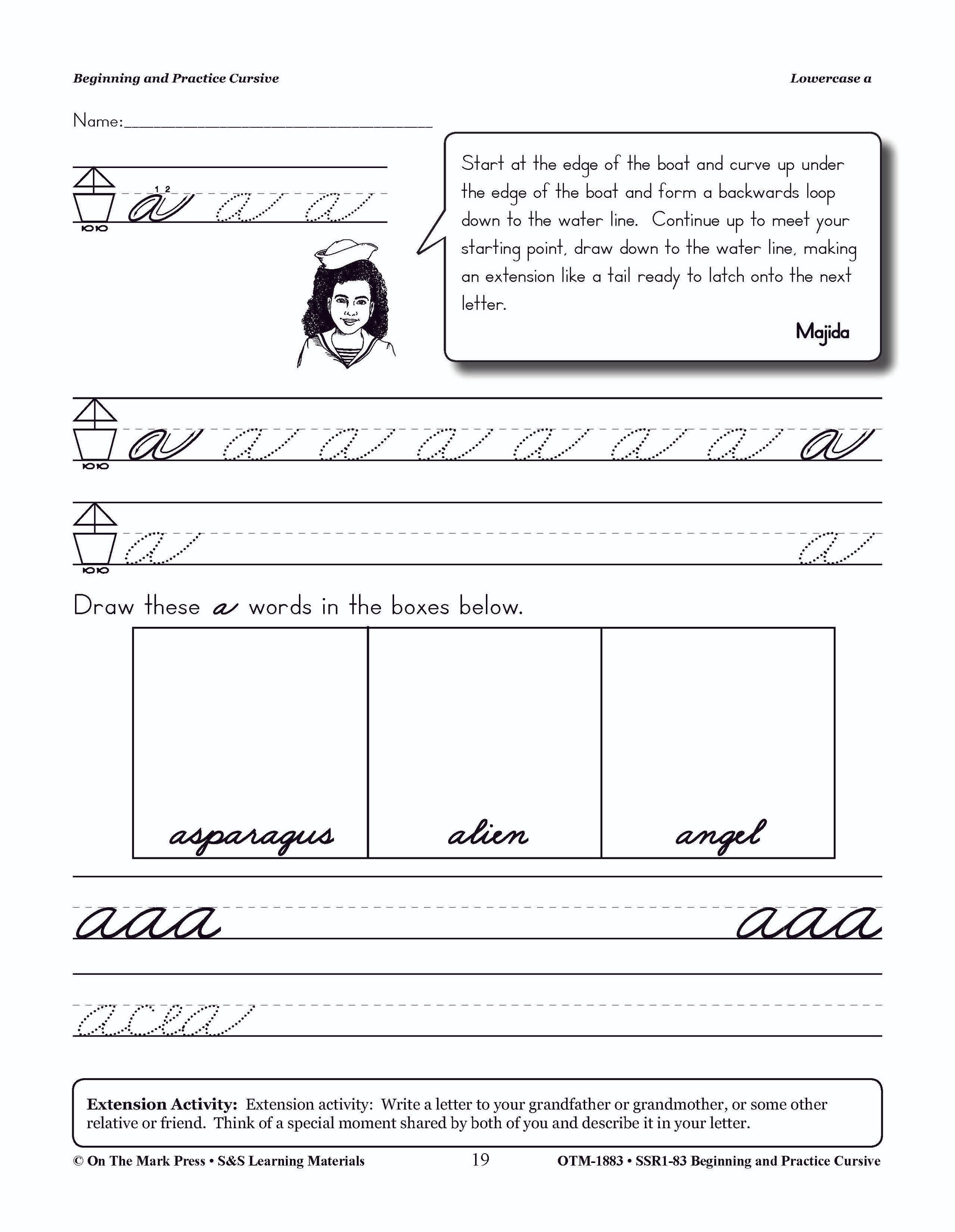 Traditional Cursive: Beginning & Practice Big Book Grades 2-4