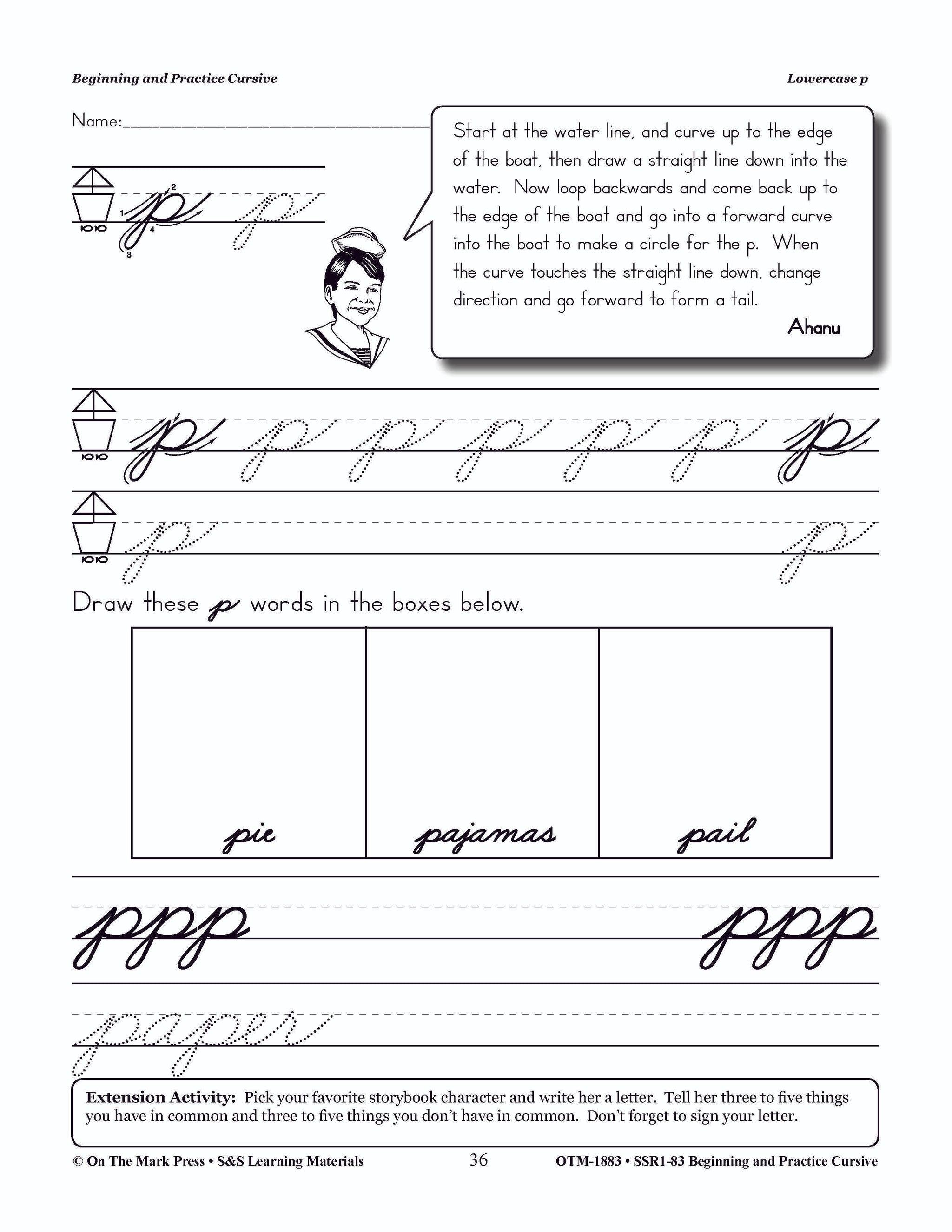 Traditional Cursive: Beginning & Practice Big Book Grades 2-4
