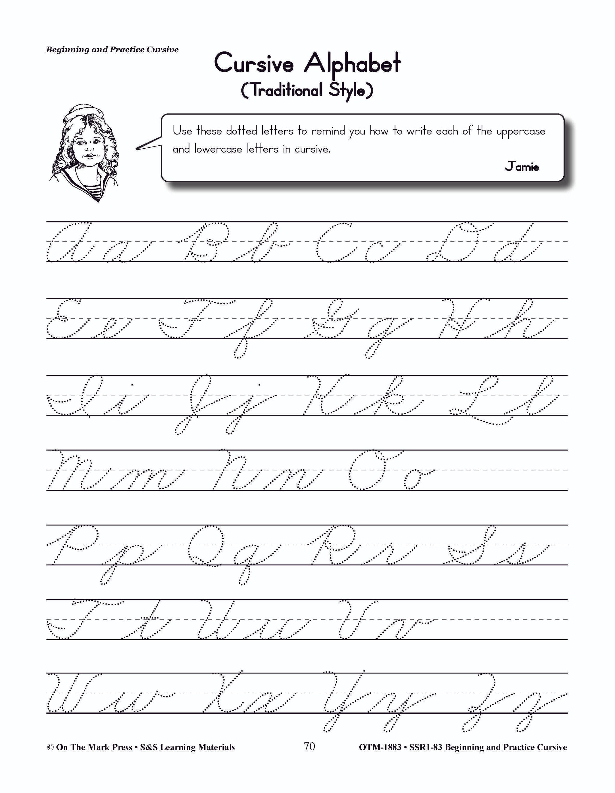 Traditional Cursive: Beginning & Practice Big Book Grades 2-4
