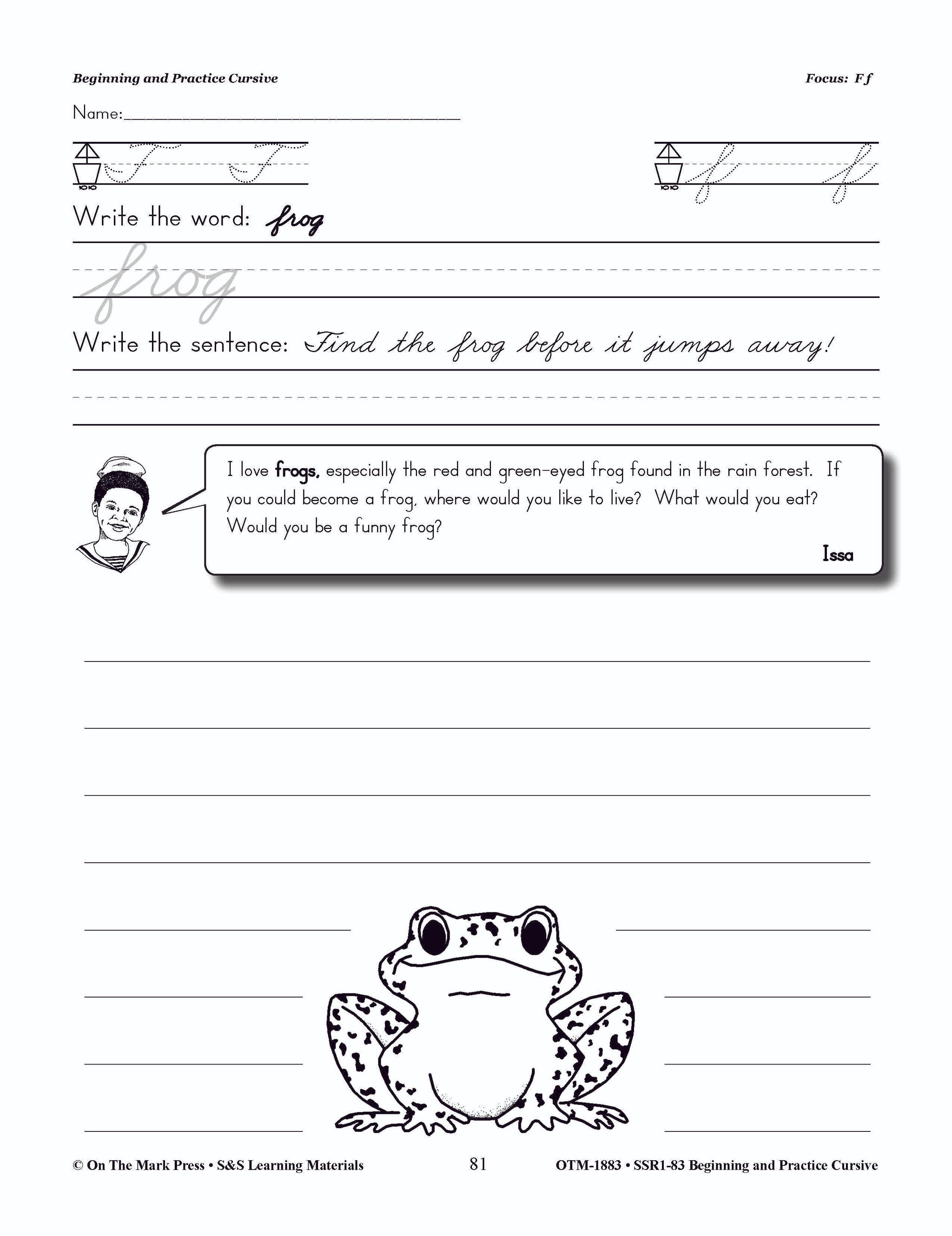 Traditional Cursive: Beginning & Practice Big Book Grades 2-4