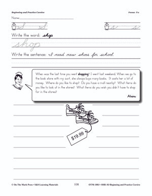 Traditional Cursive: Beginning & Practice Big Book Grades 2-4