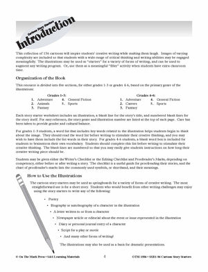 Cartoon Story Starters Big Bundle Grades 1-6