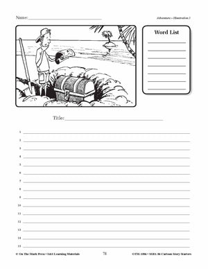 Cartoon Story Starters Big Bundle Grades 1-6