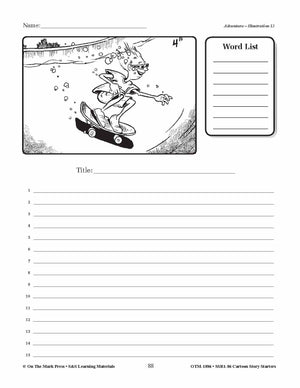 Cartoon Story Starters Big Bundle Grades 1-6