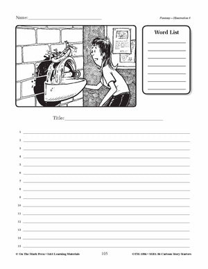 Cartoon Story Starters Big Bundle Grades 1-6