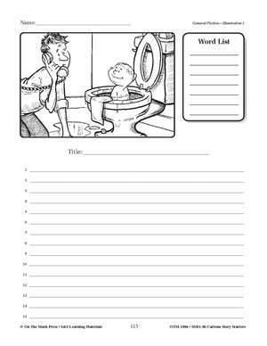 Cartoon Story Starters Big Bundle Grades 1-6