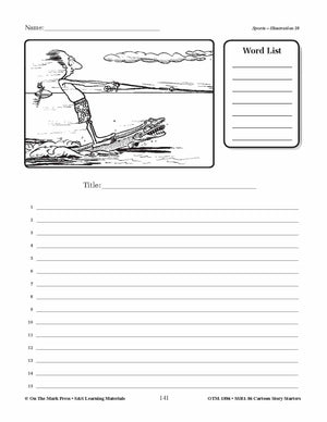 Cartoon Story Starters Big Bundle Grades 1-6