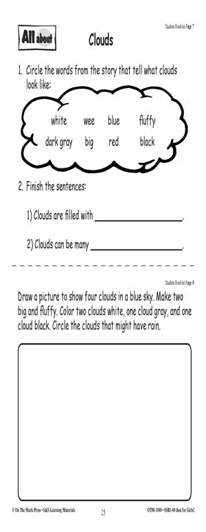 Just for Girls Grades 1-3 Reading Comprehension