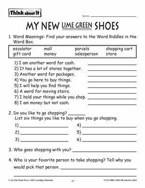 Just for Girls Grades 1-3 Reading Comprehension