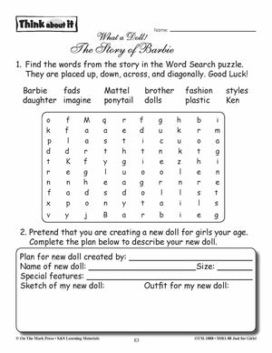 Just for Girls Grades 1-3 Reading Comprehension