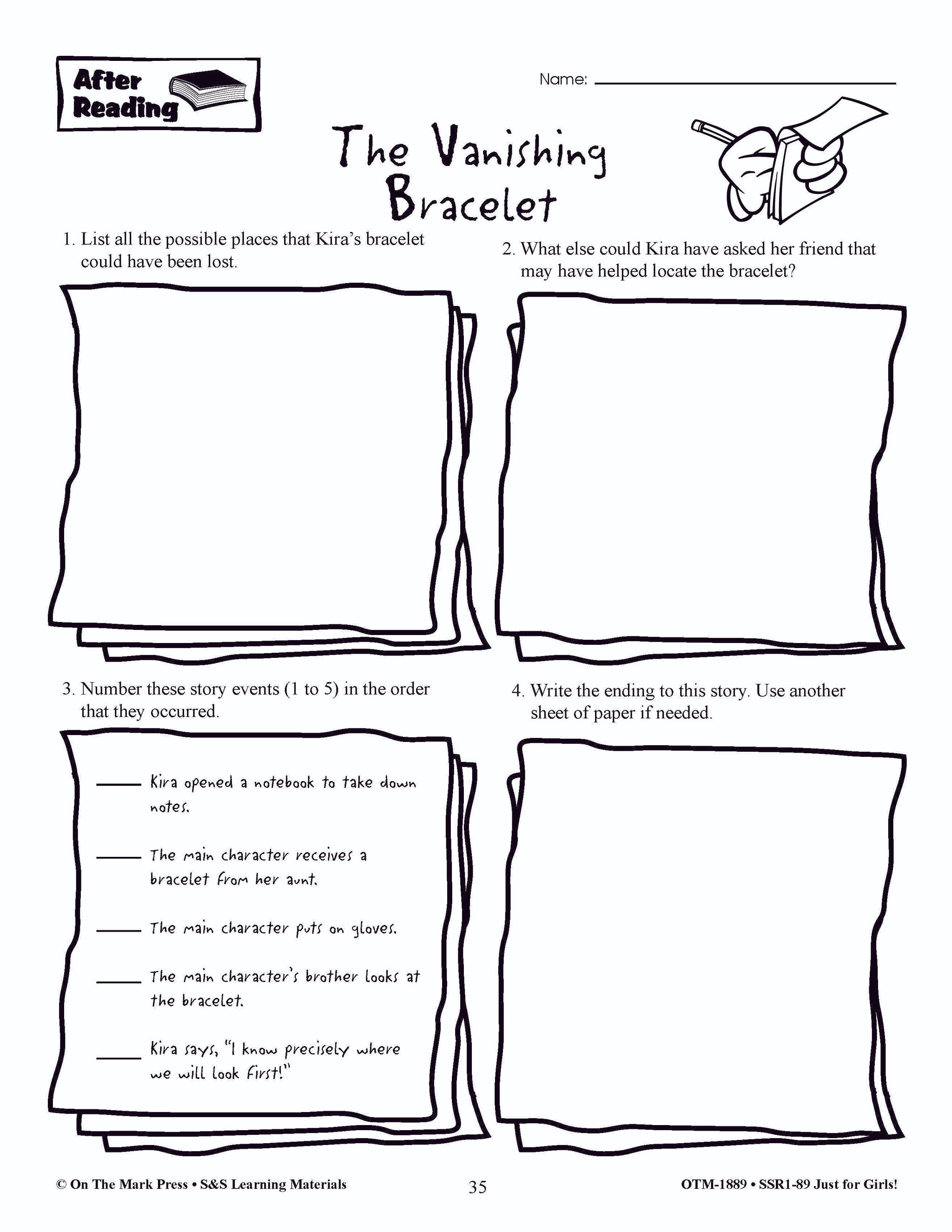 Fiction & Nonfiction Reading Just for Girls! Grades 3-6 Reading Comprehension