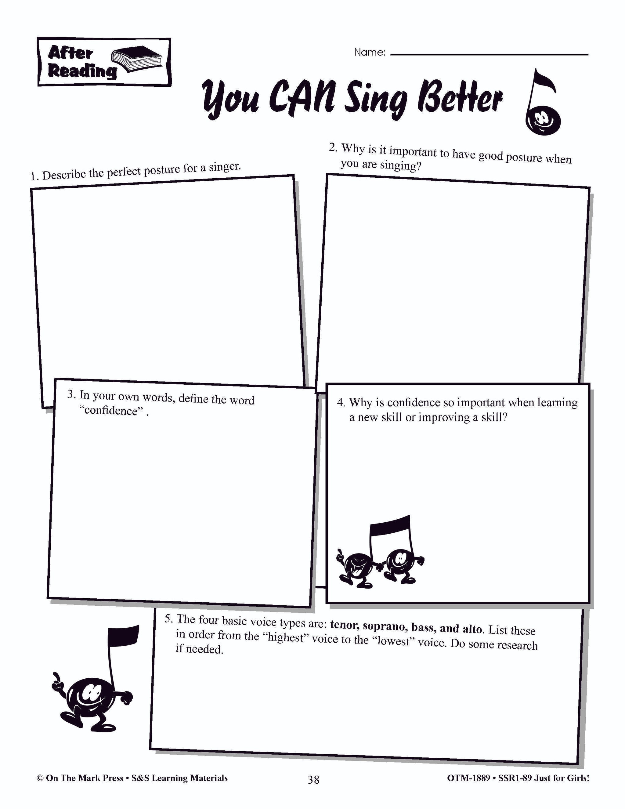 Fiction & Nonfiction Reading Just for Girls! Grades 3-6 Reading Comprehension