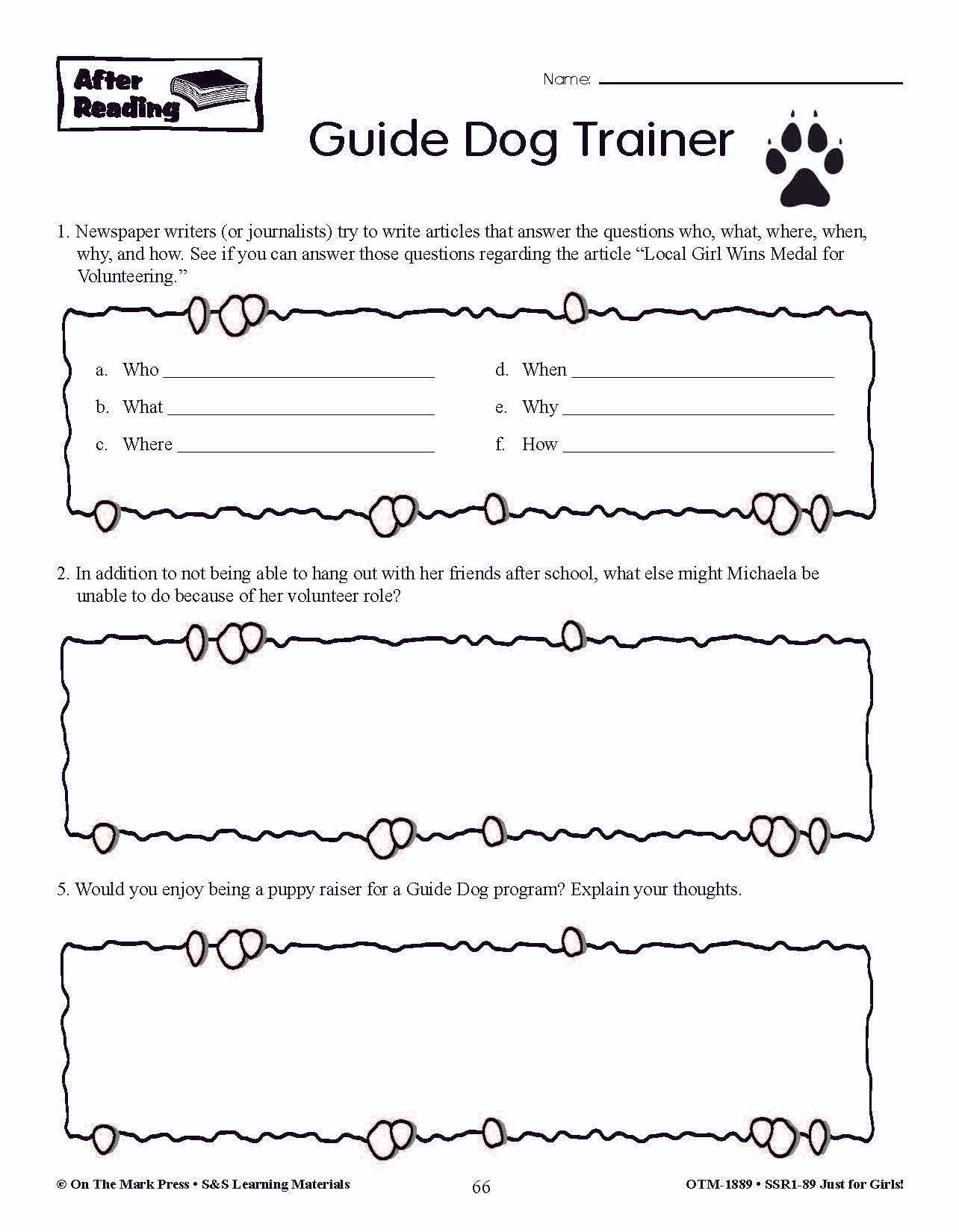 Fiction & Nonfiction Reading Just for Girls! Grades 3-6 Reading Comprehension