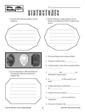 Fiction & Nonfiction Reading Just for Girls! Grades 3-6 Reading Comprehension