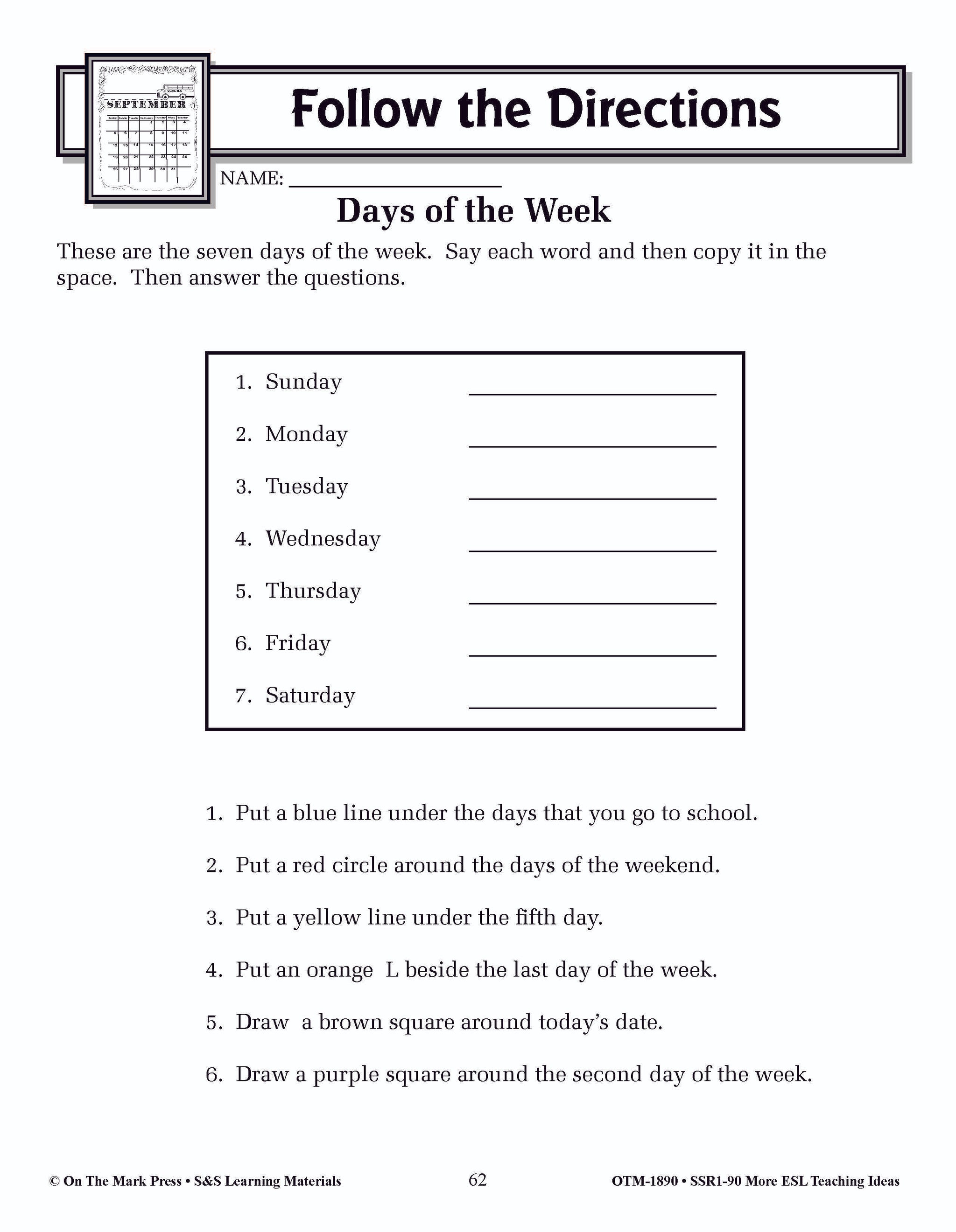 More ESL Teaching Ideas Grades Kindergarten to Grade 8