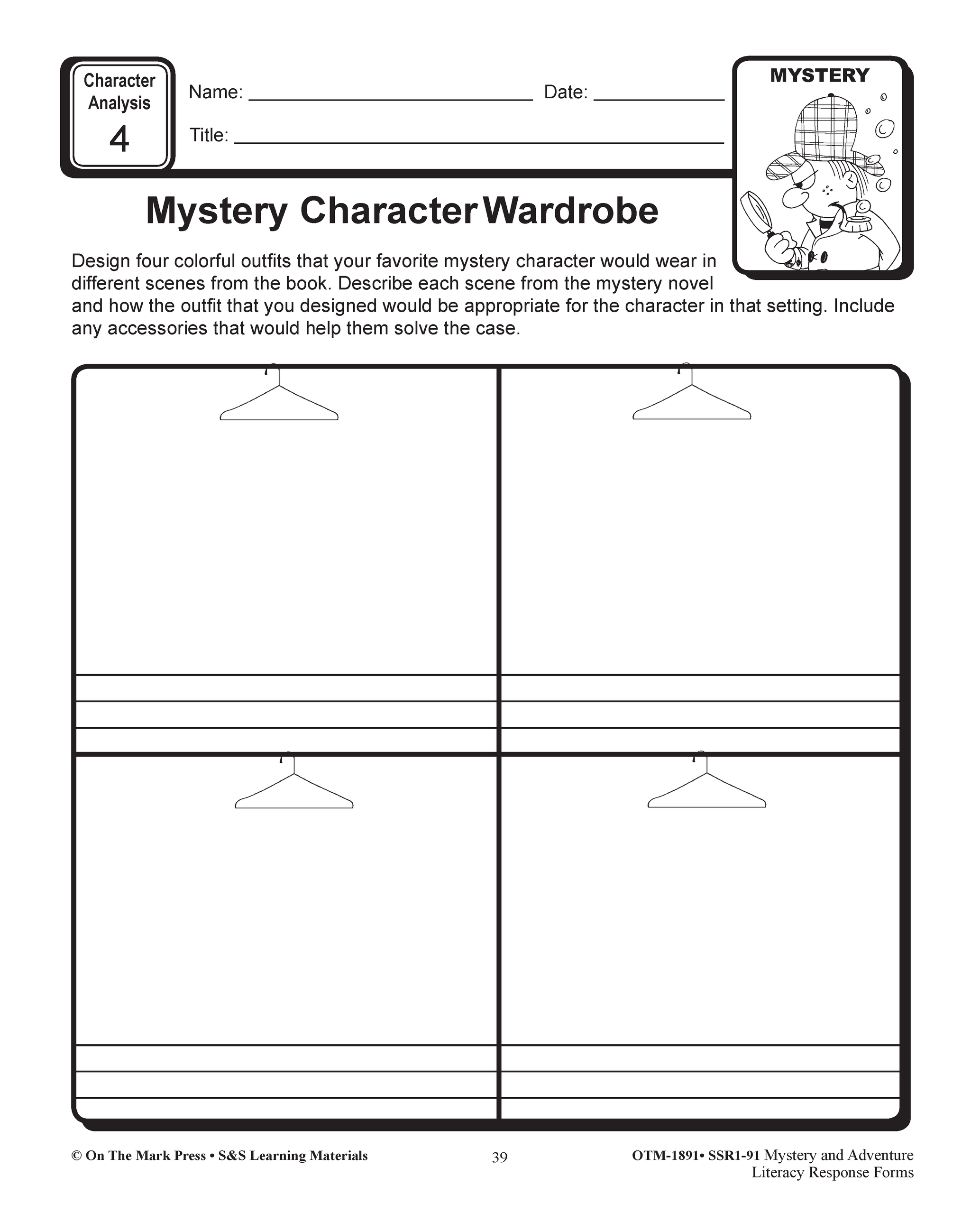 Reading/Literature Response 3 Book Savings Bundle! Grades 4-6