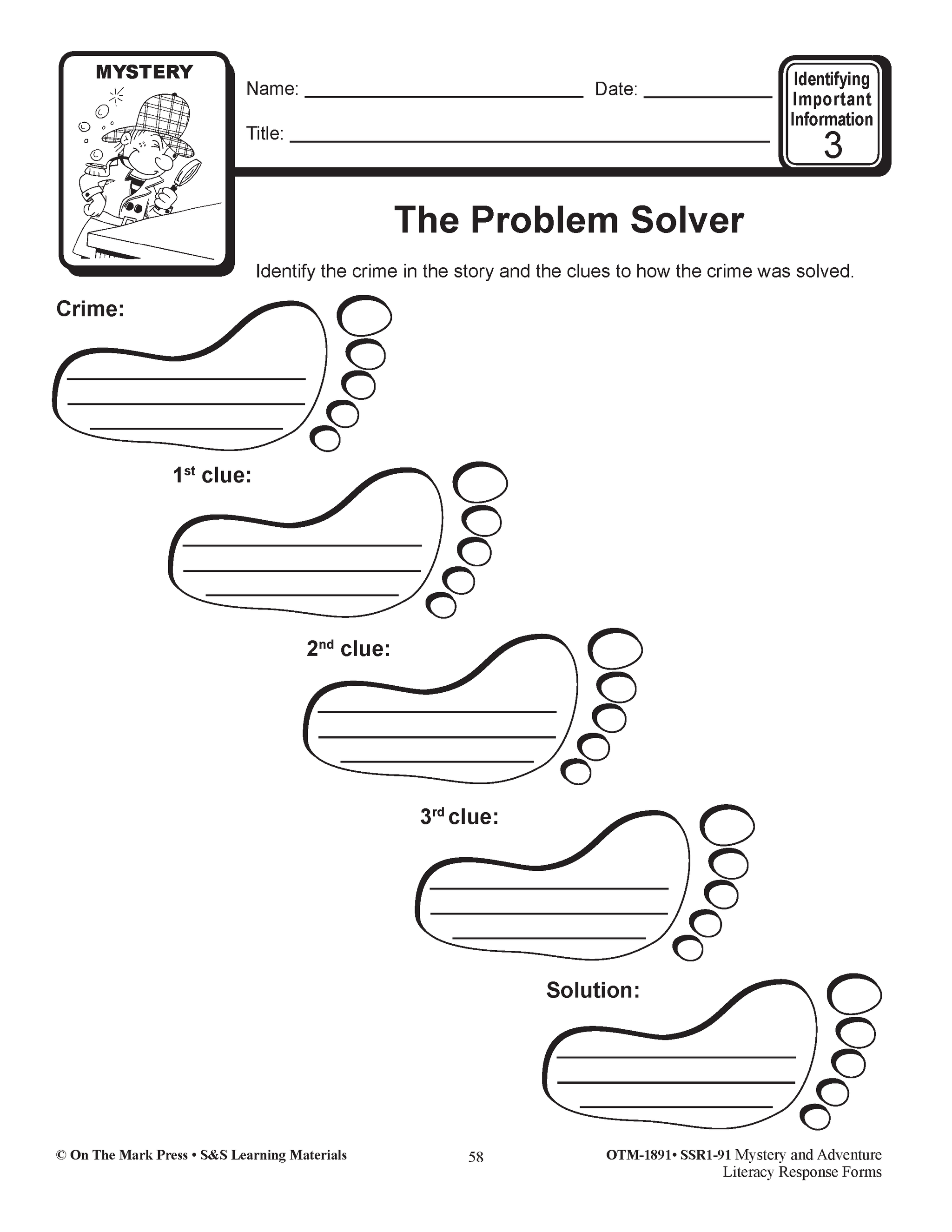 Reading/Literature Response 3 Book Savings Bundle! Grades 4-6