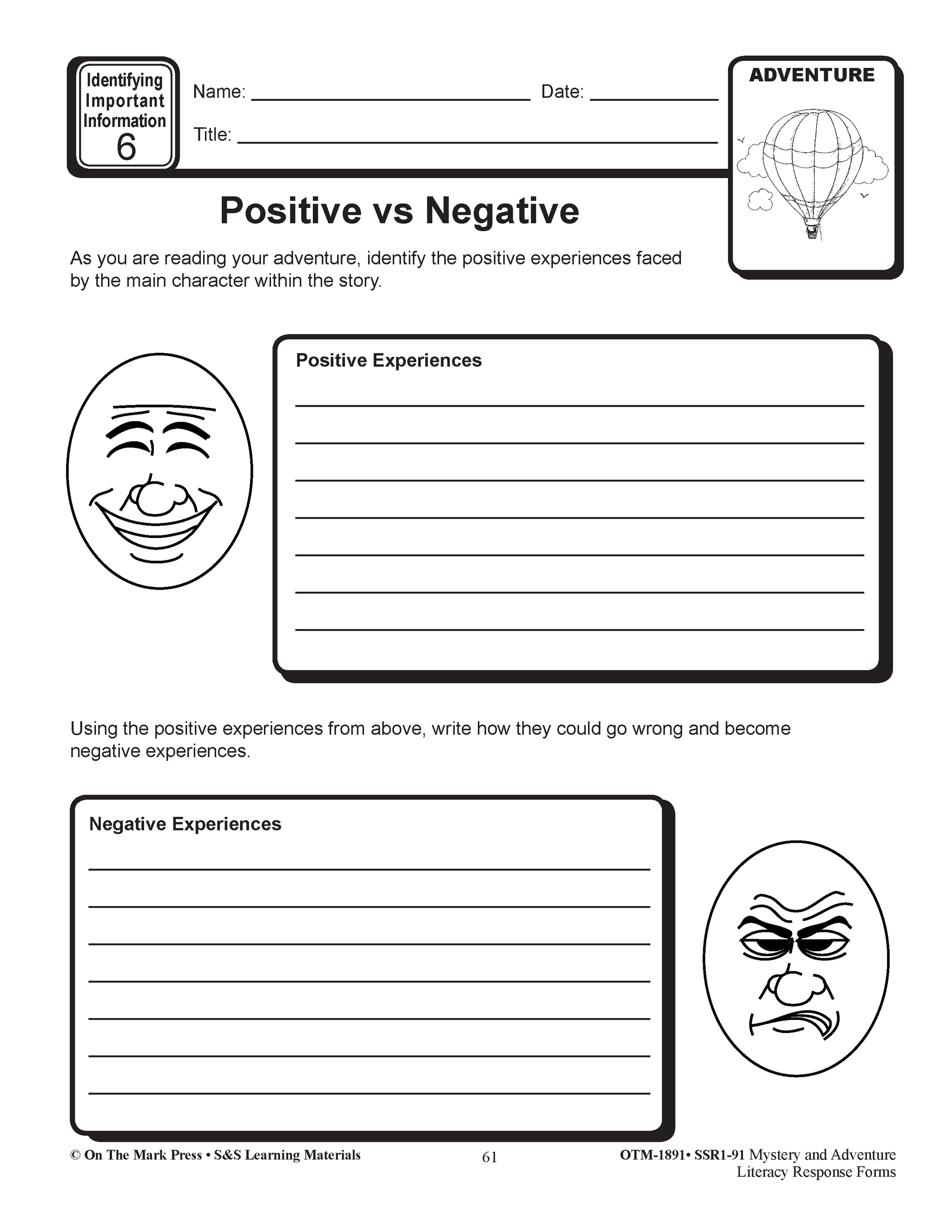 Reading/Literature Response 3 Book Savings Bundle! Grades 4-6