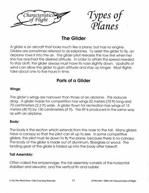 Characteristics of Flight Grades 4-6