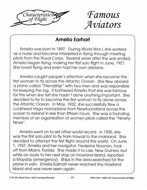 Characteristics of Flight Grades 4-6