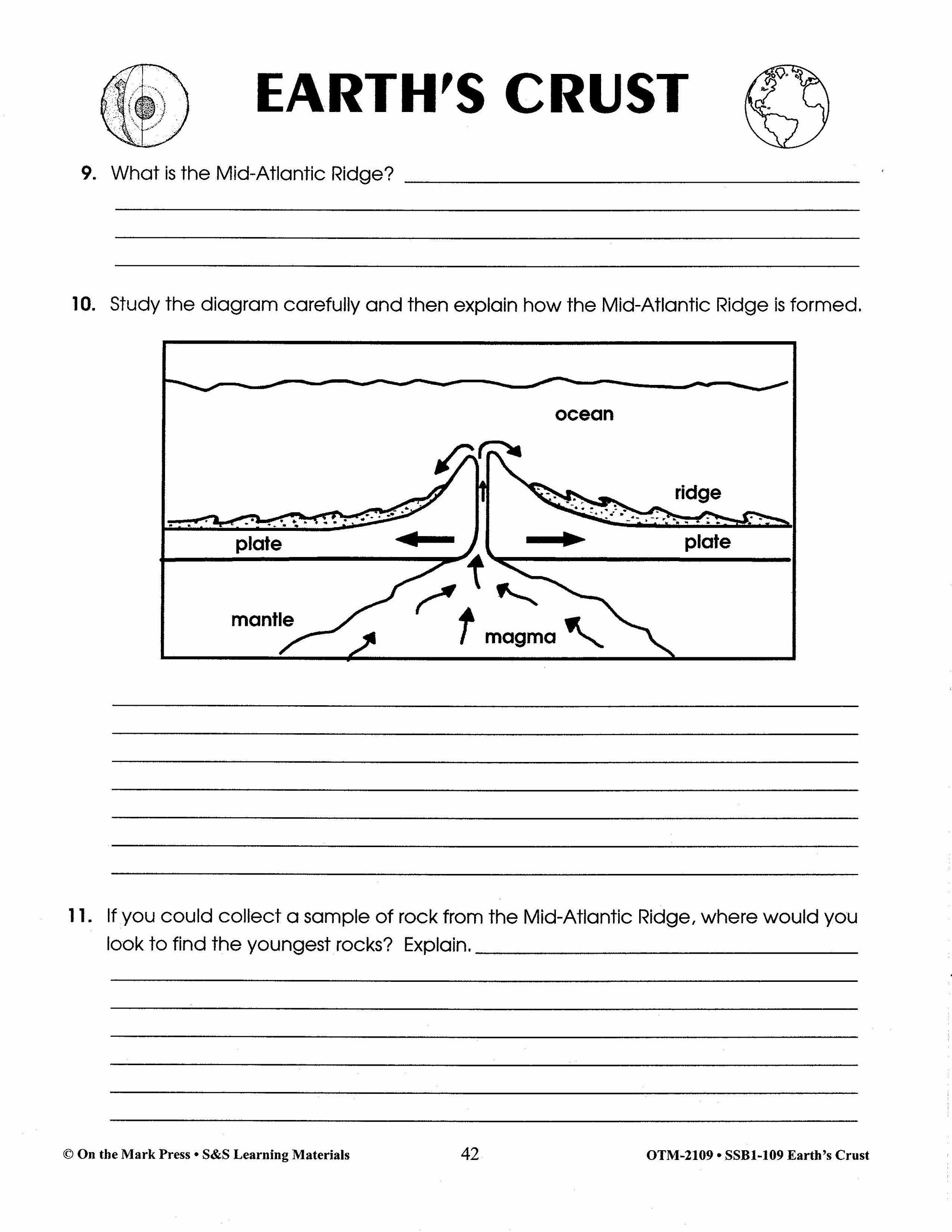 Earth's Crust Grades 6-8