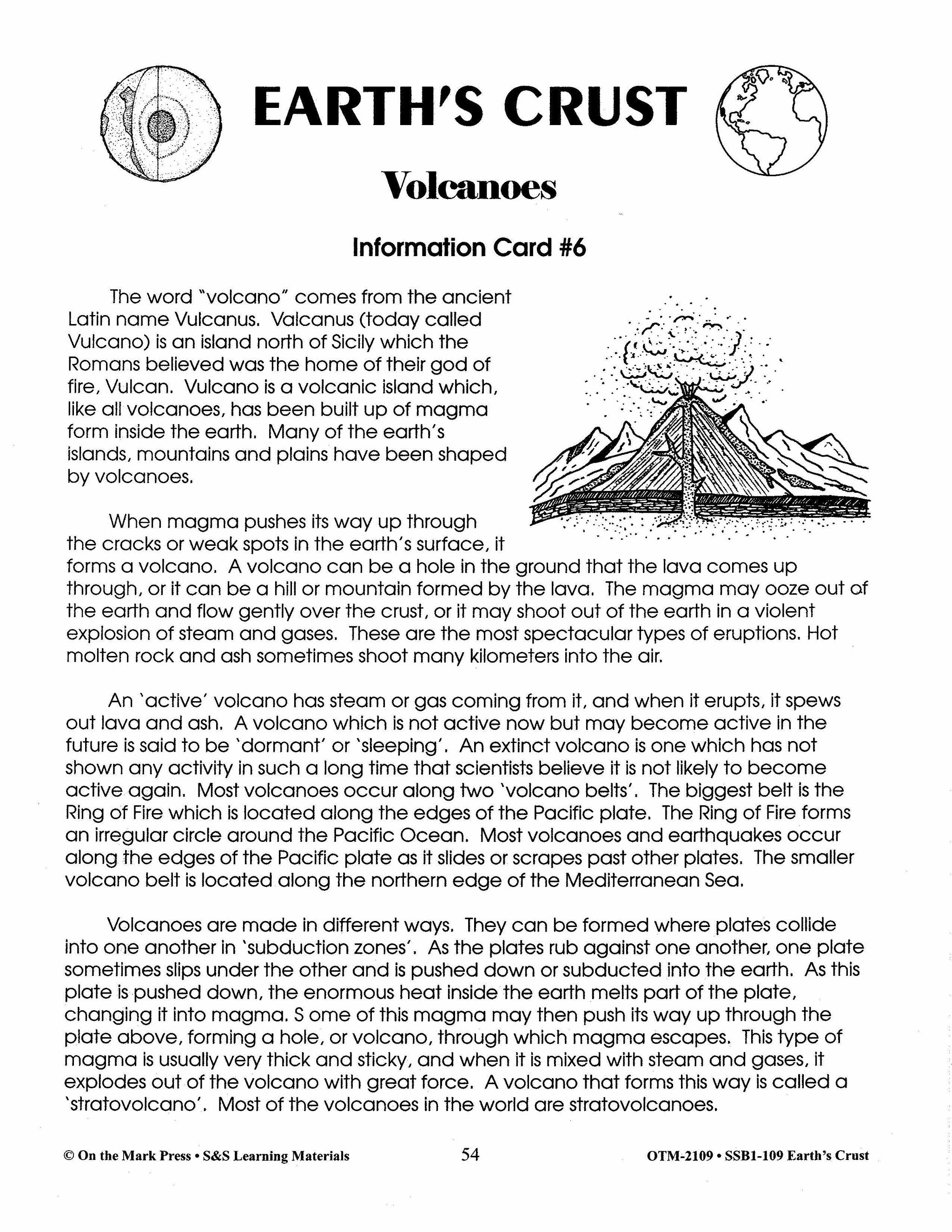 Earth's Crust Grades 6-8