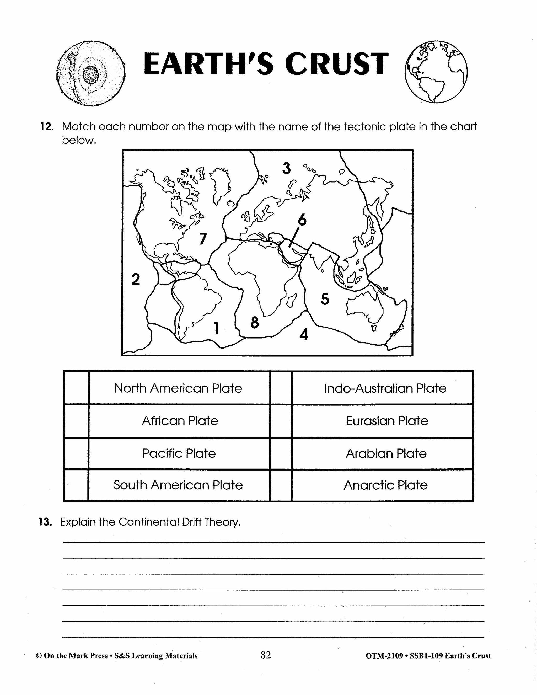 Earth's Crust Grades 6-8