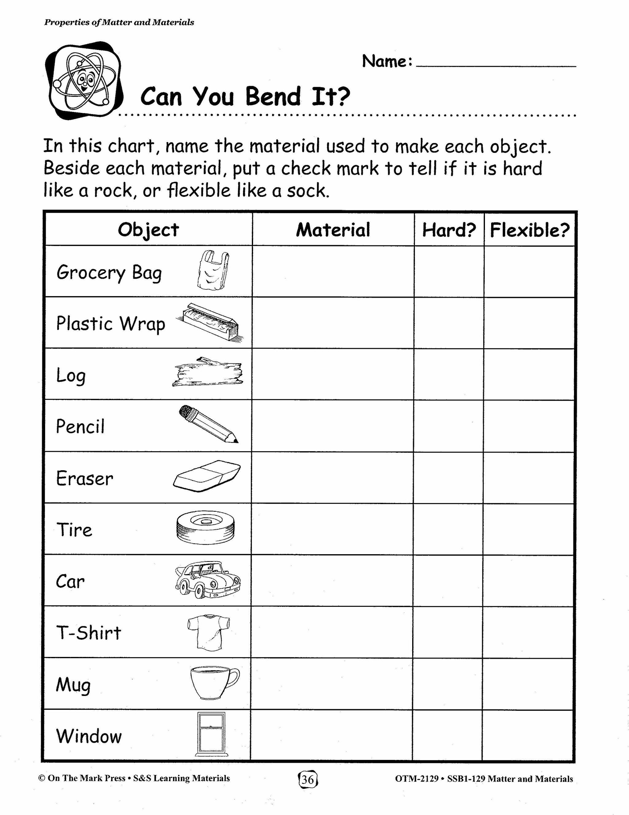 Matter and Materials Lessons and Experiments Grades 1-3