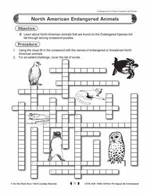How We Impact the Environment Gr. 5-8 - Human Impact; Endangered Animals and Plants