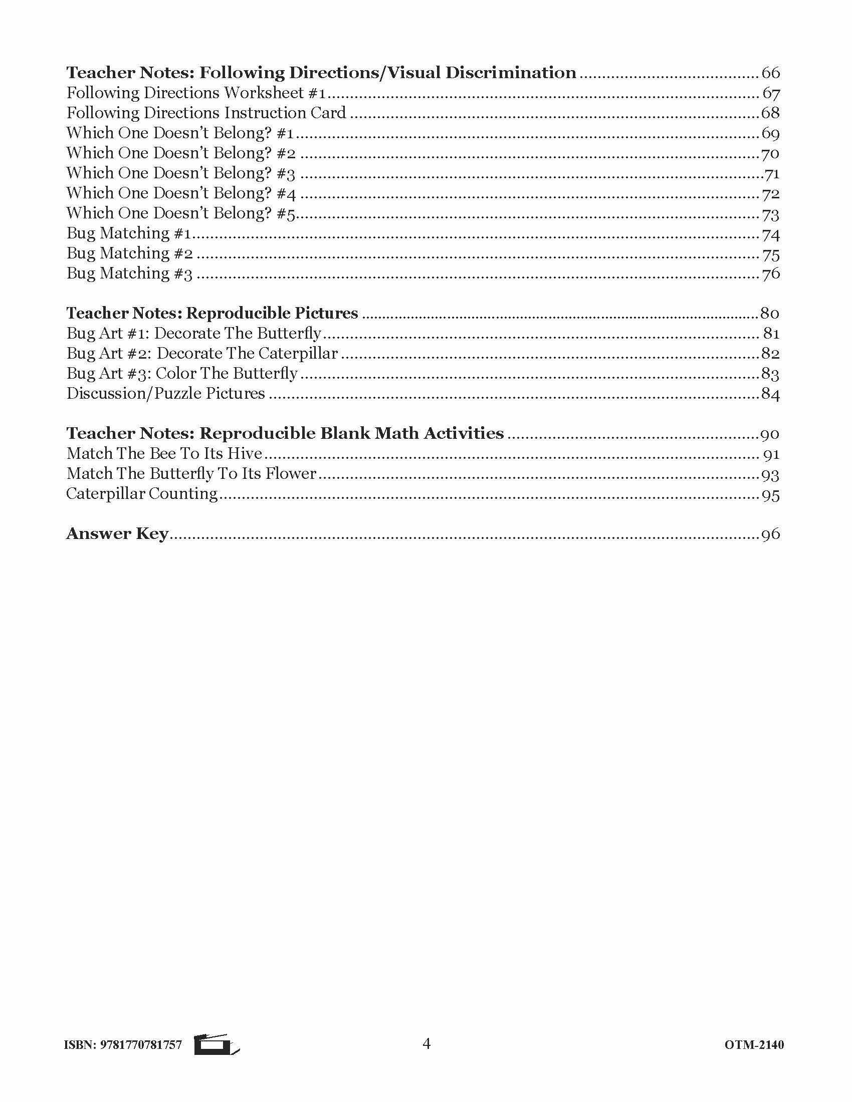 Beautiful Bugs and Insect Activities Grade K-1