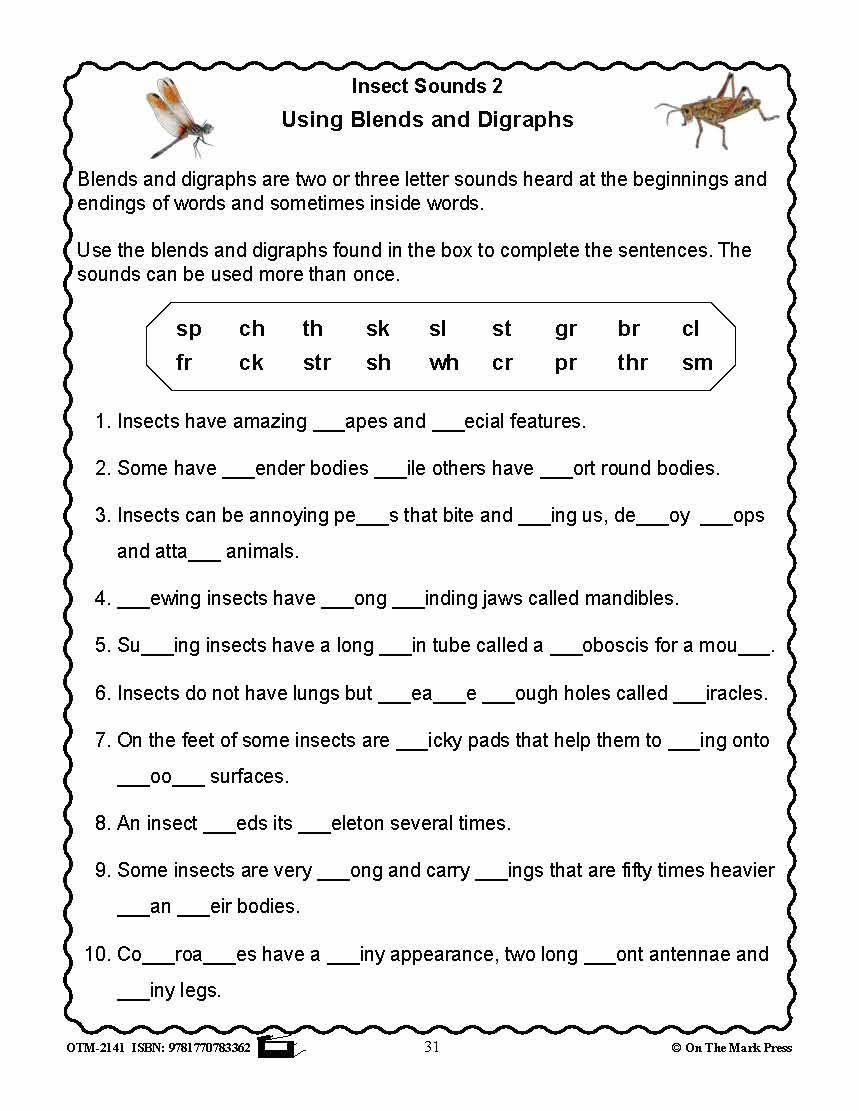 Amazing Insects Reading Worksheets and Cross - Curricular Activities Grades 4-6