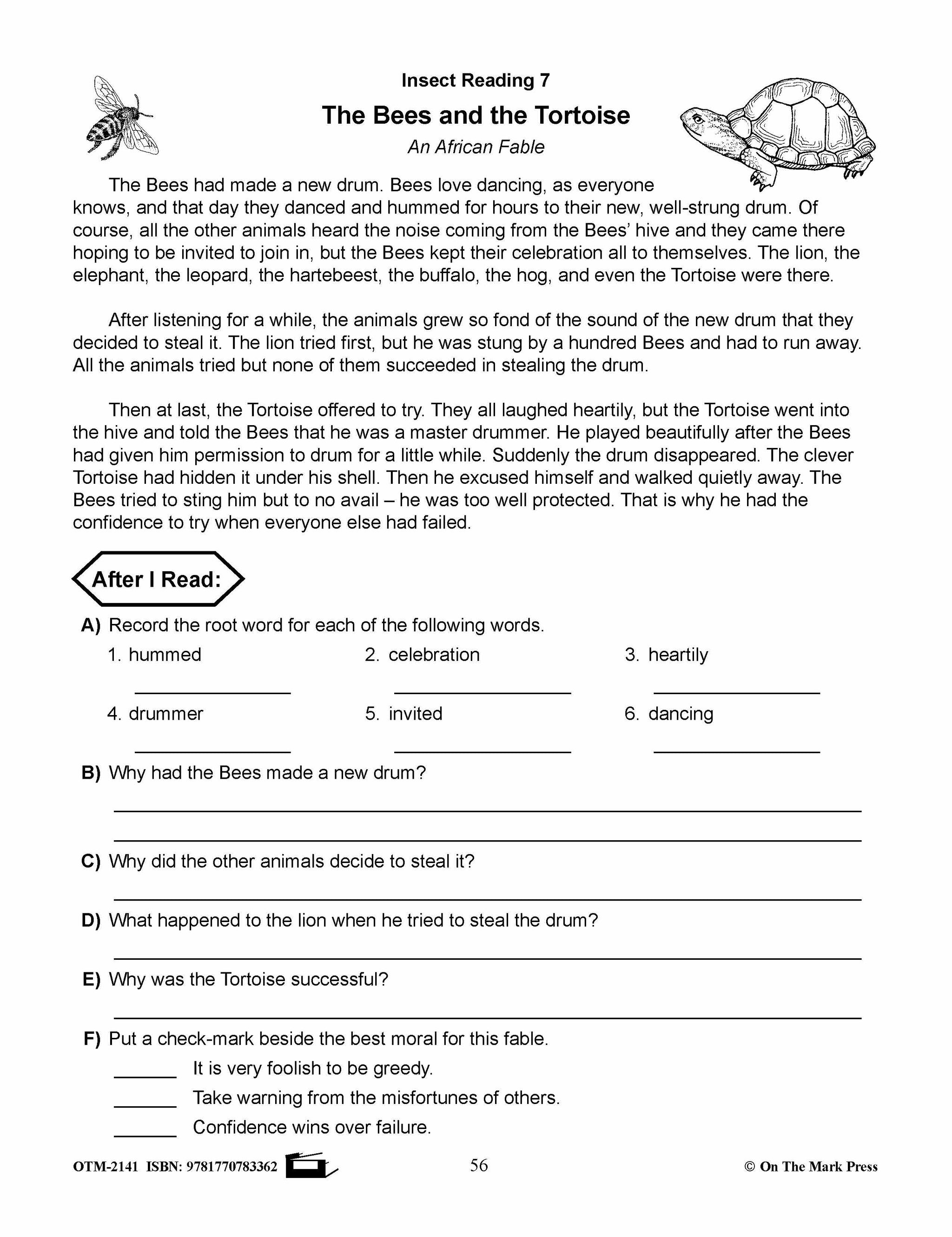 Amazing Insects Reading Worksheets and Cross - Curricular Activities Grades 4-6